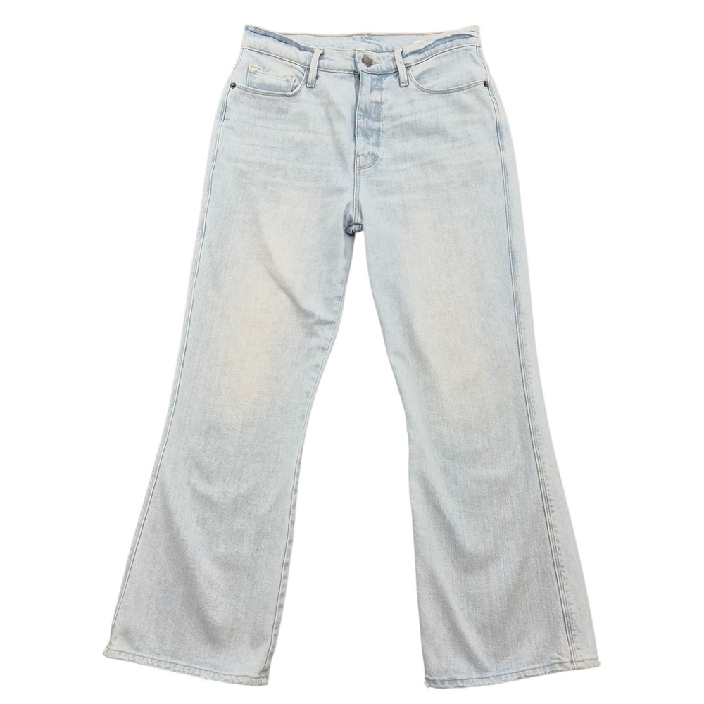 FRAME Le Sylvie Kick Boot Jeans Altadena Light Wash High Rise Size 28 LSKB204